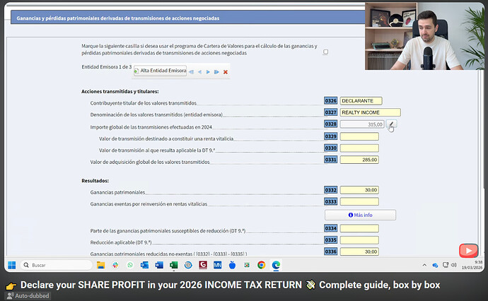 rentaweb acciones 2