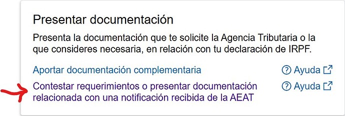 AgenciaTributariaPresentarDocumentación