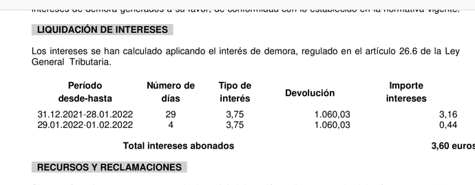 devolucion+ínter. demora. renta2020